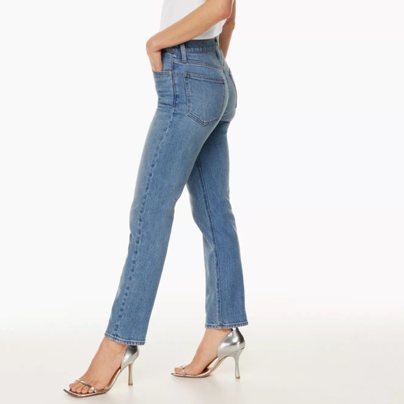 NWT Aritzia Denim Forum The 80s Stovepipe Hi-rise Straight Jean - size 26 - Picture 3 of 10
